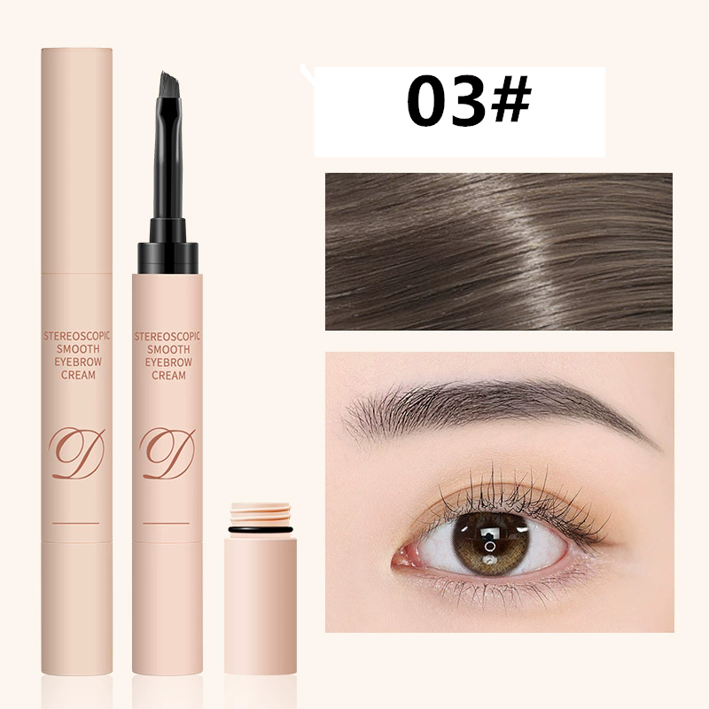 1PC Smooth and natural 3D eyebrow dye, long-lasting waterproof, non smudging, eyebrow powder, eyebrow pencil, makeup view 9