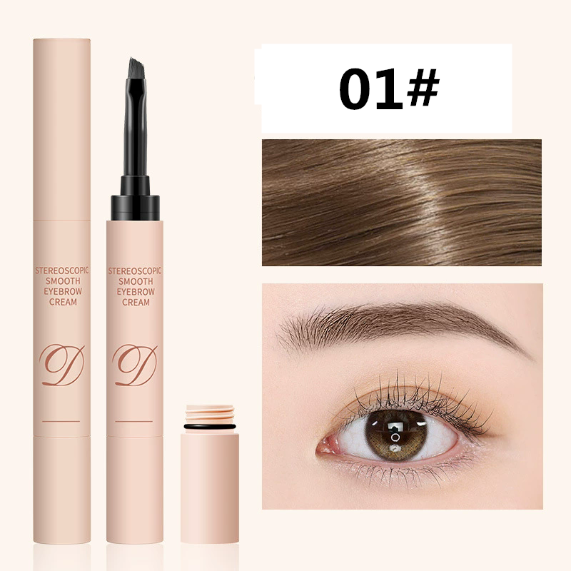 1PC Smooth and natural 3D eyebrow dye, long-lasting waterproof, non smudging, eyebrow powder, eyebrow pencil, makeup view 7