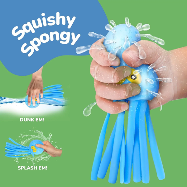 1PC  Octopus Water Pool Toys for Kids Sensory Octopus Water Bomb Splash Balls Toddler Bath Toy Swimming Pool Floating Swim Toys