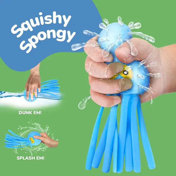 1PC  Octopus Water Pool Toys for Kids Sensory Octopus Water Bomb Splash Balls Toddler Bath Toy Swimming Pool Floating Swim Toys