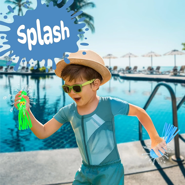 1PC  Octopus Water Pool Toys for Kids Sensory Octopus Water Bomb Splash Balls Toddler Bath Toy Swimming Pool Floating Swim Toys