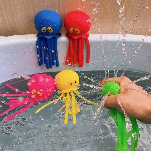 1PC  Octopus Water Pool Toys for Kids Sensory Octopus Water Bomb Splash Balls Toddler Bath Toy Swimming Pool Floating Swim Toys