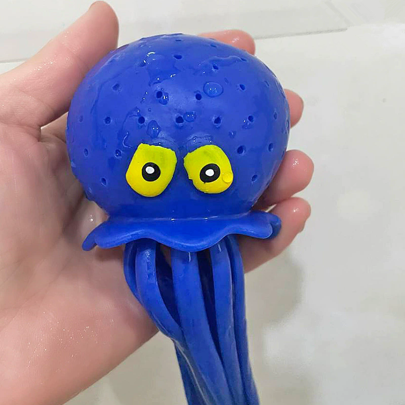 1PC  Octopus Water Pool Toys for Kids Sensory Octopus Water Bomb Splash Balls Toddler Bath Toy Swimming Pool Floating Swim Toys