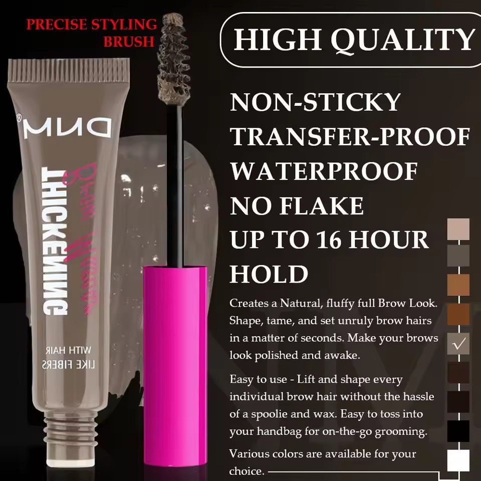 1PC Eyebrow Gel Long-lasting Fixed Eyebrow Waterproof Quick-dry Hose Transparent Eyebrow Gel Eye Makeup Eyebrow Enhancers Cream