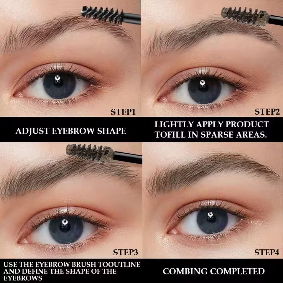 1PC Eyebrow Gel Long-lasting Fixed Eyebrow Waterproof Quick-dry Hose Transparent Eyebrow Gel Eye Makeup Eyebrow Enhancers Cream