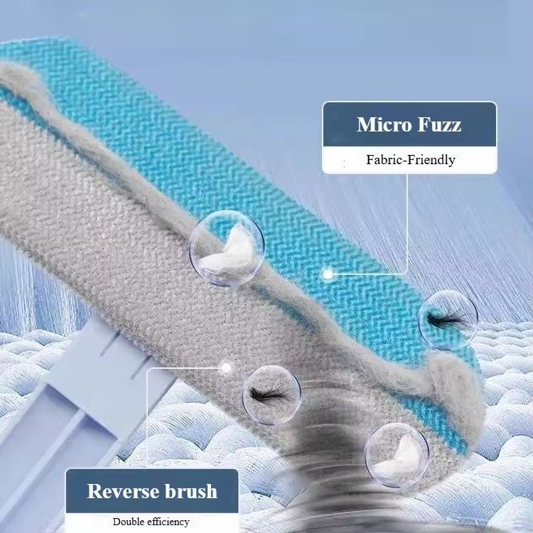 1PC  3 in 1 Pet Hair Remover Brush Long Handle Window Cleaning Brush Pet Fur Cleaning Tool Manual Cat Dog Hair Remover Brush