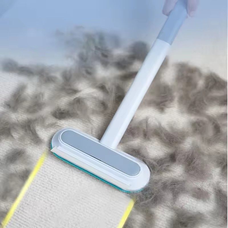 1PC  3 in 1 Pet Hair Remover Brush Long Handle Window Cleaning Brush Pet Fur Cleaning Tool Manual Cat Dog Hair Remover Brush
