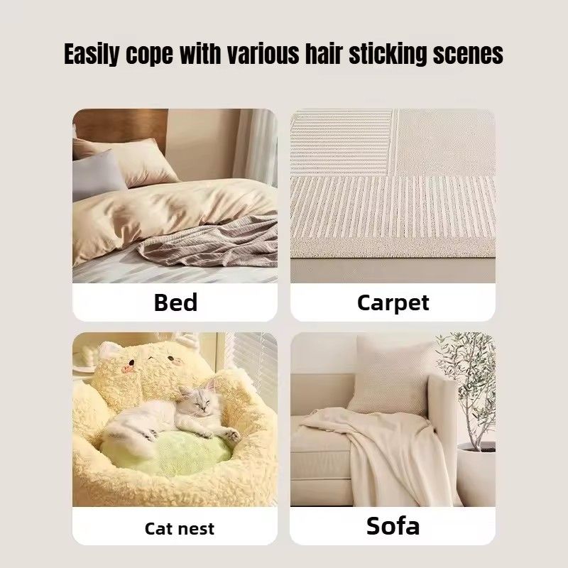 1PC  3 in 1 Pet Hair Remover Brush Long Handle Window Cleaning Brush Pet Fur Cleaning Tool Manual Cat Dog Hair Remover Brush