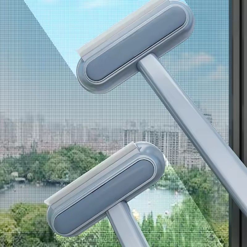 1PC  3 in 1 Pet Hair Remover Brush Long Handle Window Cleaning Brush Pet Fur Cleaning Tool Manual Cat Dog Hair Remover Brush