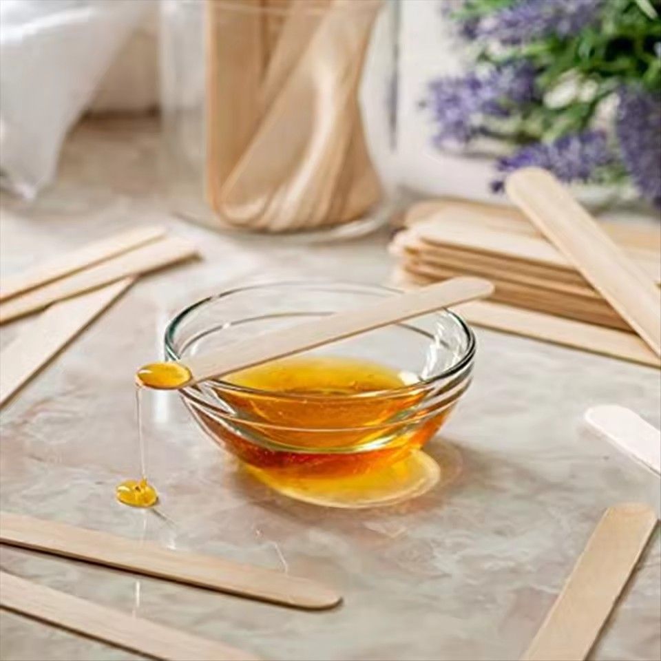 100PCS Wooden Multi-Purpose Popsicle Sticks, Craft, Ice Cream, Wax, Waxing, Tongue Depressor Wood Sticks