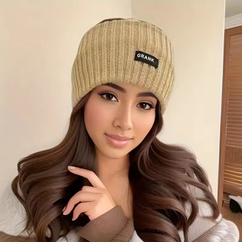 1PC Women Winter Wide Headband Solid Color Knitted Warm Headwrap Girls Punk Elastic Headwear Sports Hair Bands Accessories