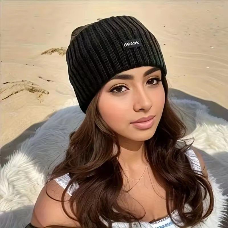 1PC Women Winter Wide Headband Solid Color Knitted Warm Headwrap Girls Punk Elastic Headwear Sports Hair Bands Accessories