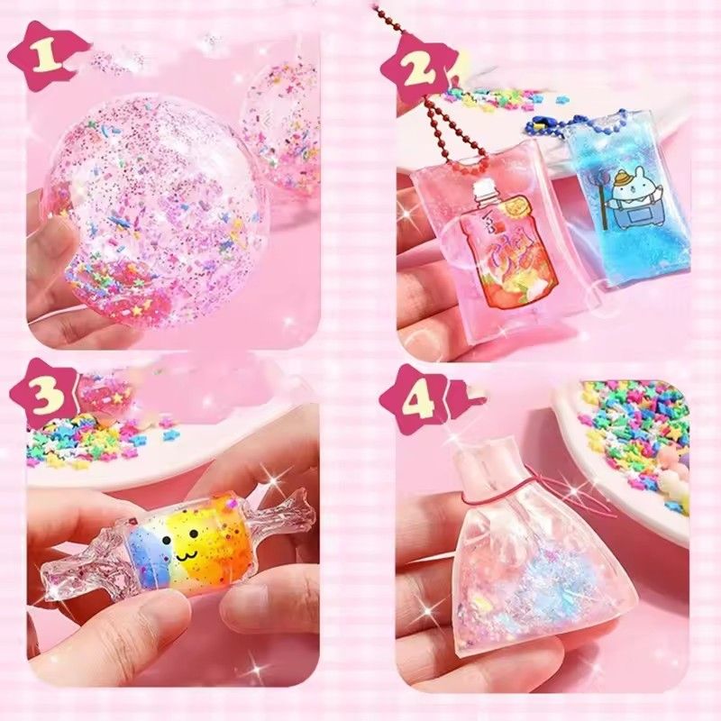 1PC PET Nano Tape Double-sided Tape Kneading Music Bubble Blowing Stress Relief Toys Adhesive Sealant