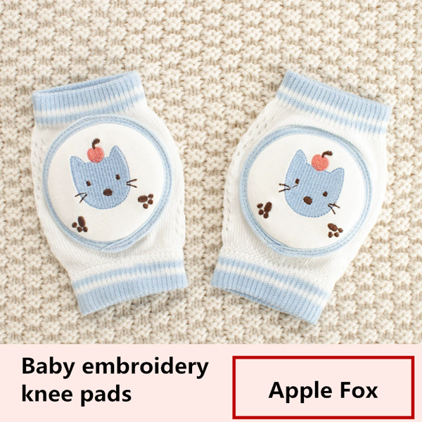 2PCS Baby Knee Pad Kids Safety Crawling Elbow Cushion Infants Toddlers Protector Safety Kneepad Leg Warmer