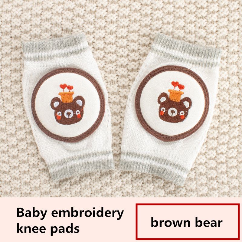 2PCS Baby Knee Pad Kids Safety Crawling Elbow Cushion Infants Toddlers Protector Safety Kneepad Leg Warmer