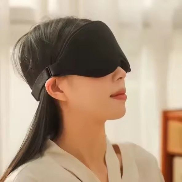 1PC  Summer Soft 3D Eye Mask Breathable Light Blocking Sleeping Mask Pressure Free Capsule Eye Mask Relieve Fatigue