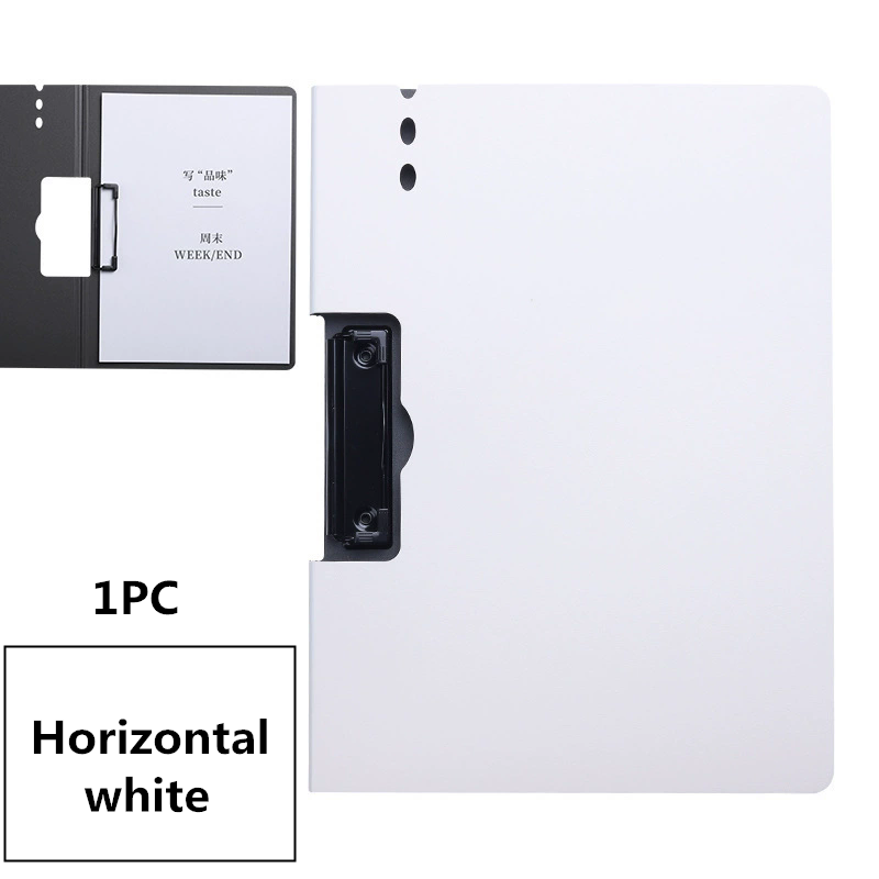 1PC  A4 folder board, horizontal data report, lecture notes, archives, dual clip multifunctional book clip, student writing pad