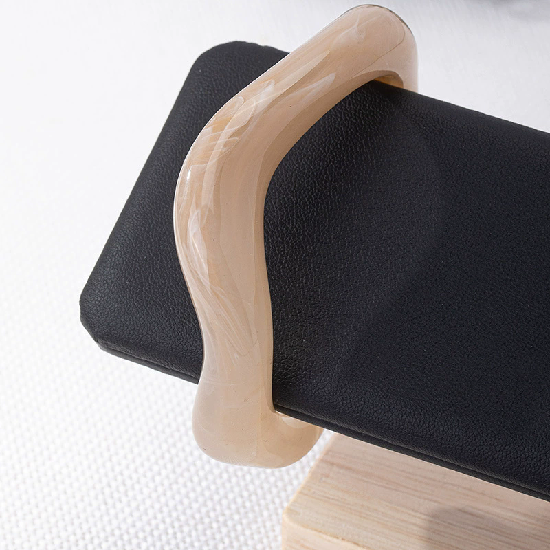 1PC Dopamine Wavy-shape Acrylic Resin Chunky Bangles for Women Irregular Goth Geometric Smudging Cuff Bracelets Charms