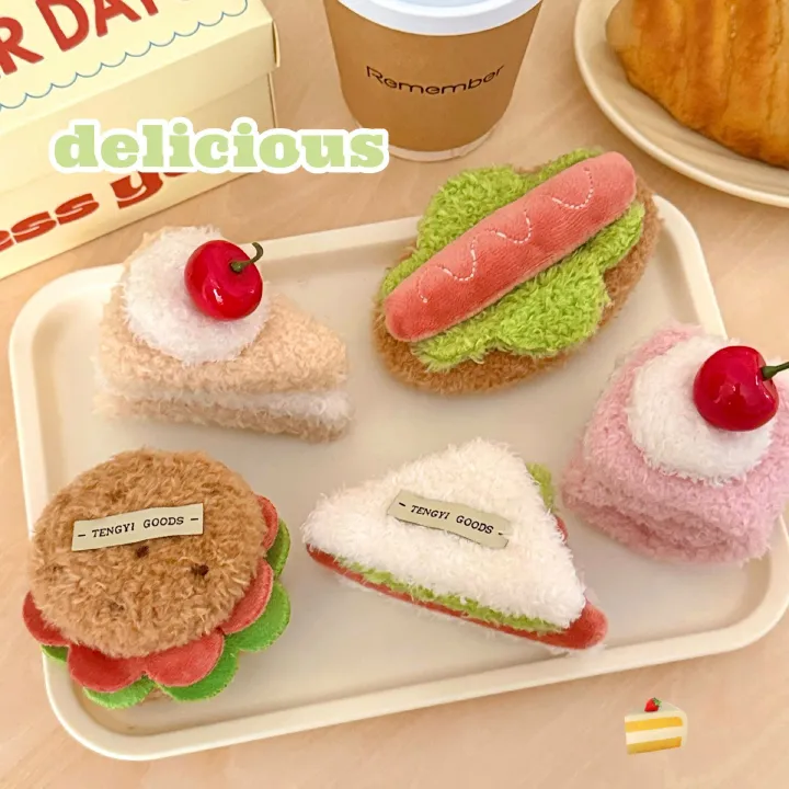 1PC Stereoscopic Simulation Food Doll Hair Clip Versatile Cream Cake Hair Clip With Broken Hair And Bangs Headband