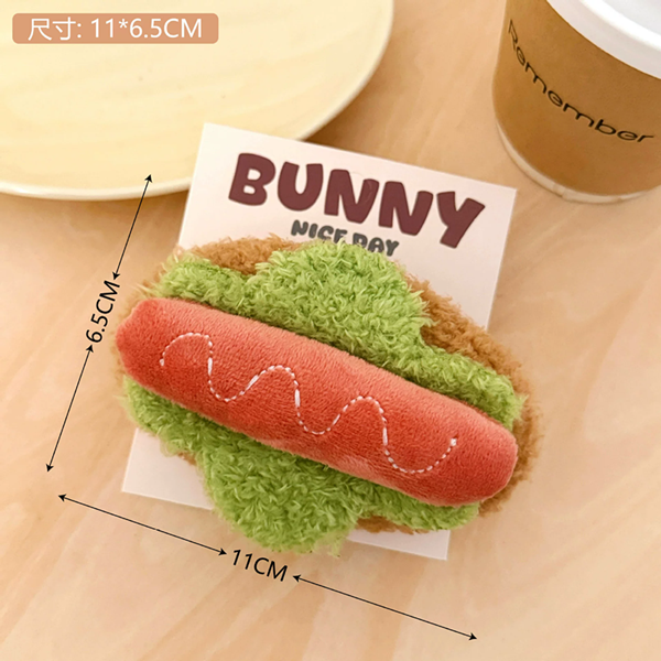 1PC Stereoscopic Simulation Food Doll Hair Clip Versatile Cream Cake Hair Clip With Broken Hair And Bangs Headband