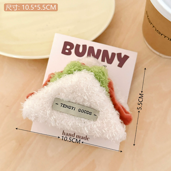 1PC Stereoscopic Simulation Food Doll Hair Clip Versatile Cream Cake Hair Clip With Broken Hair And Bangs Headband