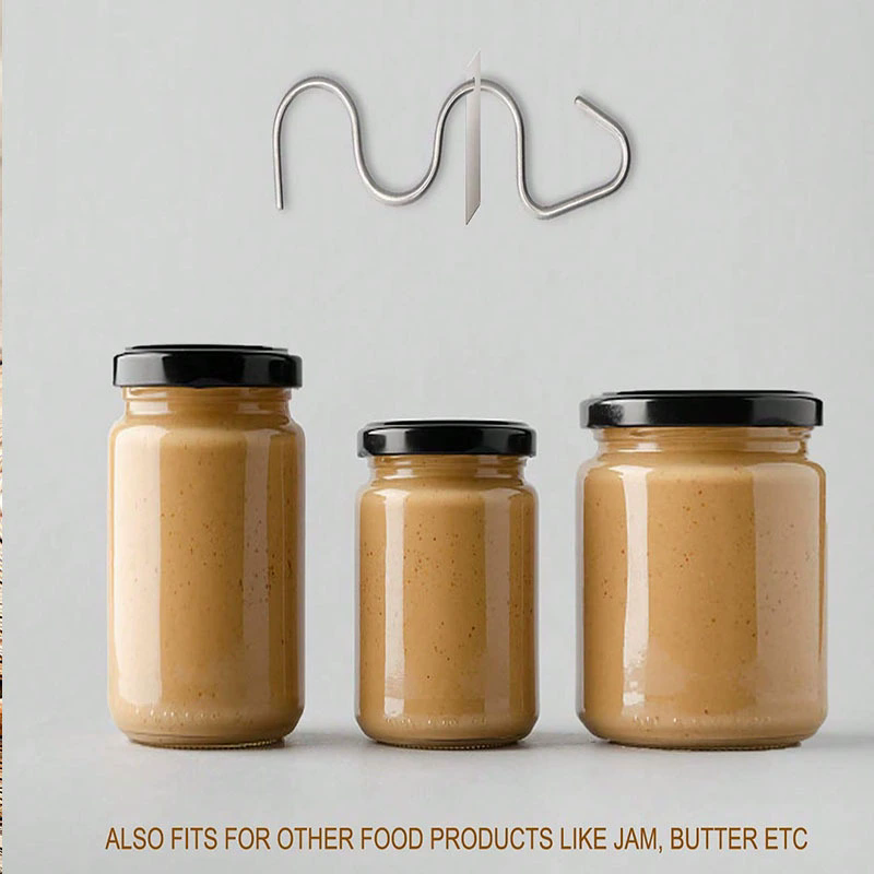 1PC  Peanut Butter Stirrer with Scraper Tool Almond Butter Mixing Tool Butter & Jam Stirrer Multipurpose Kitchen Tool