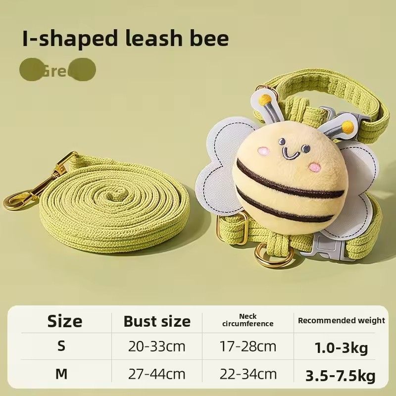 1PC M size cat belt anti breakage special for going out cat vest style chest strap small dog anti running cat rope