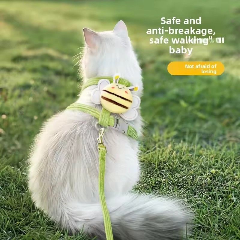 1PC M size cat belt anti breakage special for going out cat vest style chest strap small dog anti running cat rope