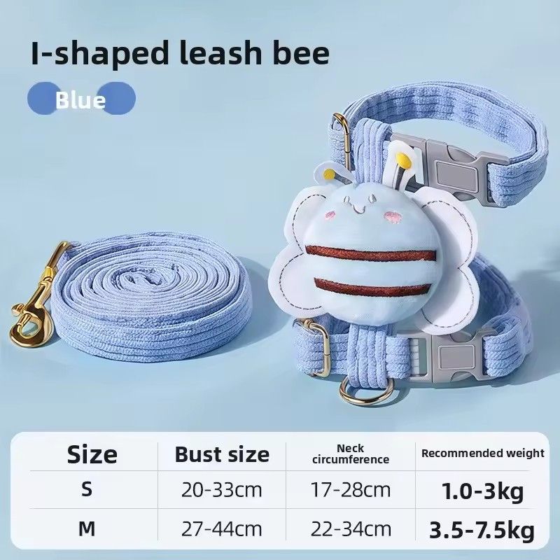 1PC M size cat belt anti breakage special for going out cat vest style chest strap small dog anti running cat rope