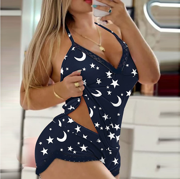 1Setexy Leopard Lingerie Women's Pajamas Top and Underwear 2 Sets Adult Goods Costume String Bodysuit Lingerie Pajamas for Women