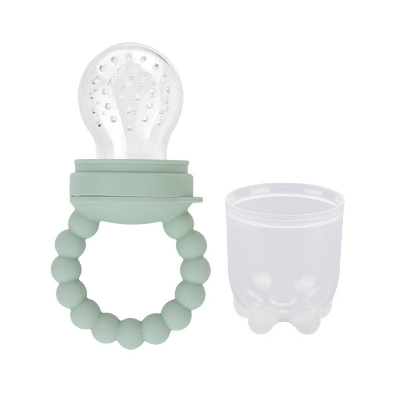 1PC  Baby pacifier fruit feeder, baby silicone mesh bag food-grade fruit and vegetable feeder, nursing baby teething toy