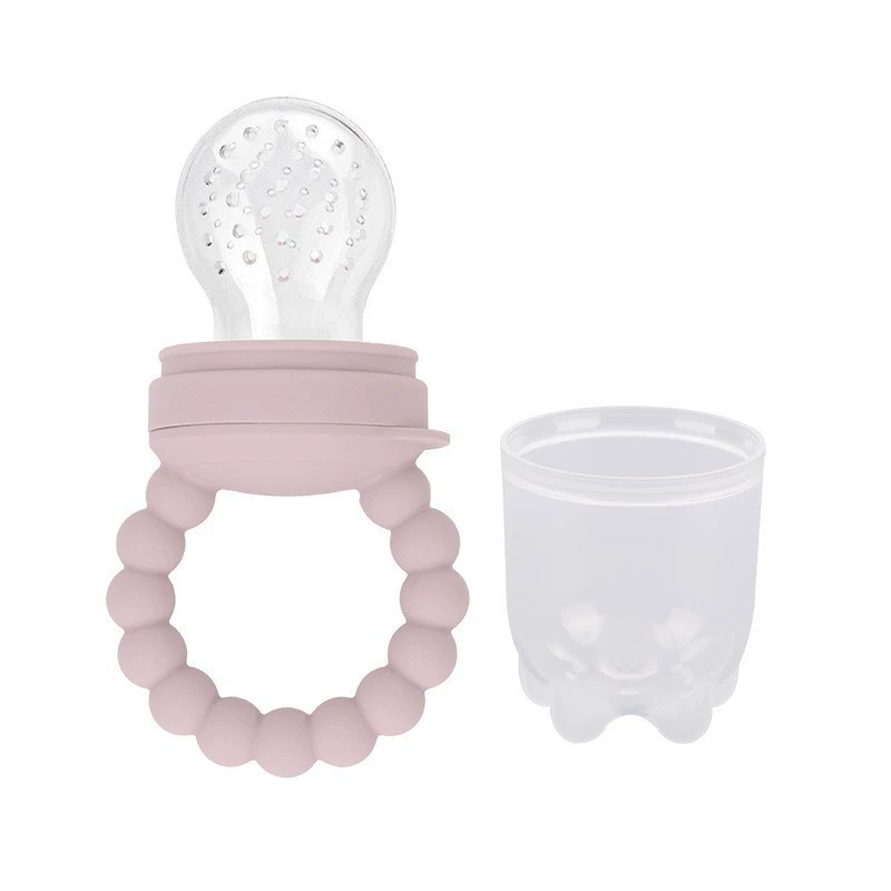 1PC  Baby pacifier fruit feeder, baby silicone mesh bag food-grade fruit and vegetable feeder, nursing baby teething toy