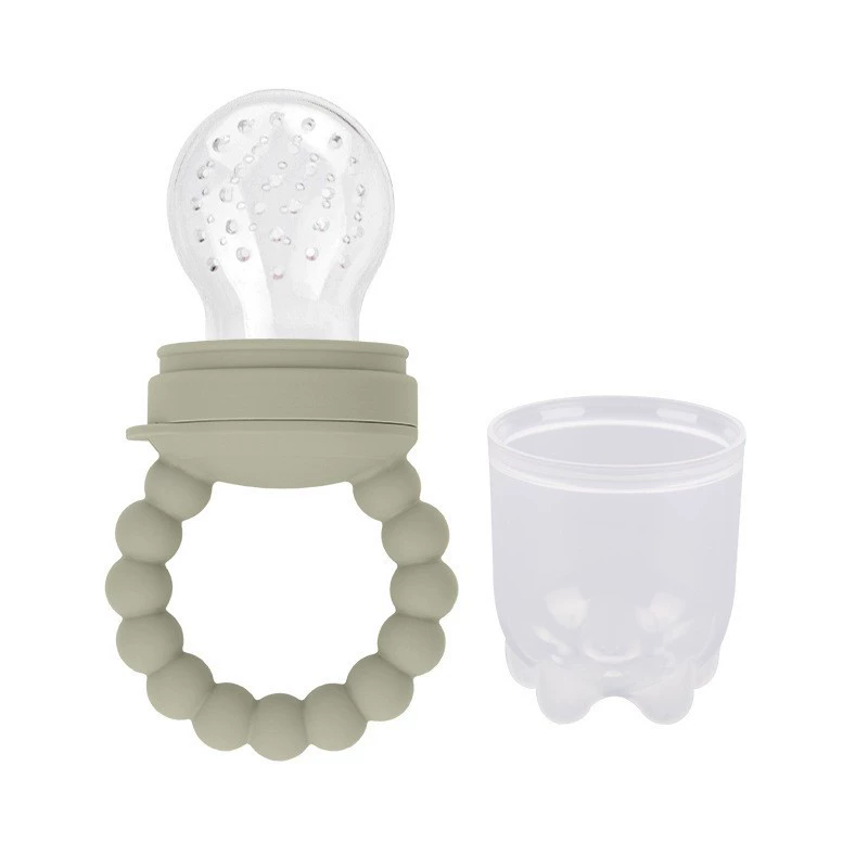 1PC  Baby pacifier fruit feeder, baby silicone mesh bag food-grade fruit and vegetable feeder, nursing baby teething toy