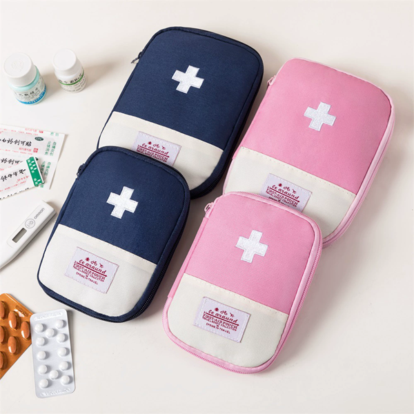 1PC  Portable First Aid Medical Kit Travel Outdoor Camping Emergency Medicine Storage Bag  EDC Pouch Organizer Pill Case（Attention: Only bags, not other products inside the bag）