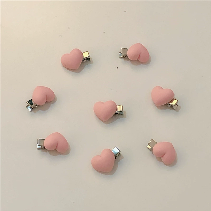 5PCS  Pink peach hair clip, hair clip, sweet mountain tea lace clip, bow headband, hair accessory