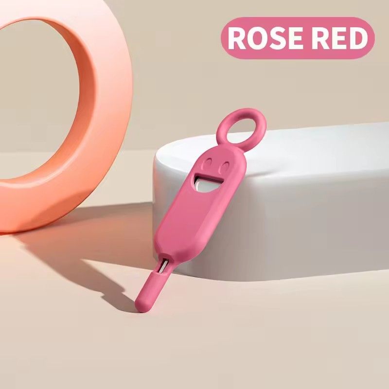 1PC  2 IN 1 SIM Card Removal Needle Pin with Protector Holder Anti-Lost Phone SIM Cards Storage Case Tray Ejector Needle Opener