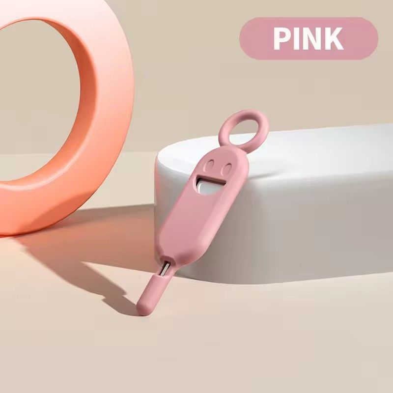1PC  2 IN 1 SIM Card Removal Needle Pin with Protector Holder Anti-Lost Phone SIM Cards Storage Case Tray Ejector Needle Opener