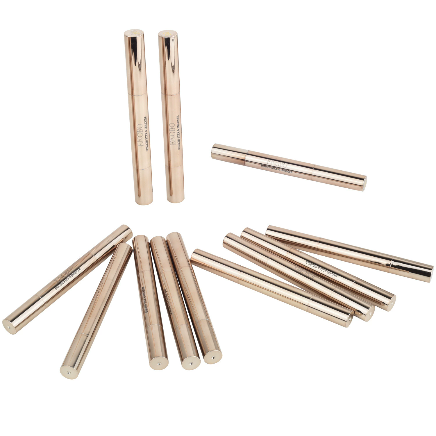 1PC18 Colors Eye Shadow Pencil Double Head Eye Shadow and Brush Pearl Matt Glitter Shimmer Highlighter Eyeliner Makeup Cosmetics