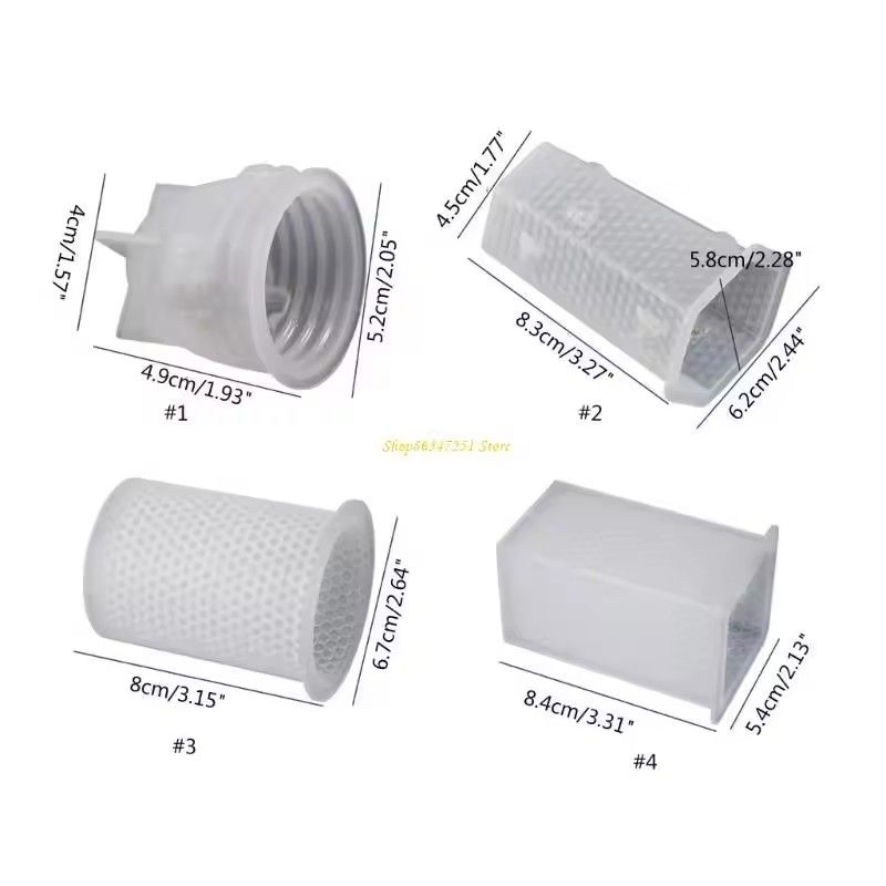 1PC 3D Bee Honeycomb Candle Mold DIY Silicone Resin Molds 3D Art Wax Candle Making Mould Silicone Handmade Romantic Candle Molds