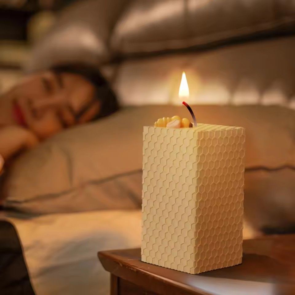 1PC 3D Bee Honeycomb Candle Mold DIY Silicone Resin Molds 3D Art Wax Candle Making Mould Silicone Handmade Romantic Candle Molds
