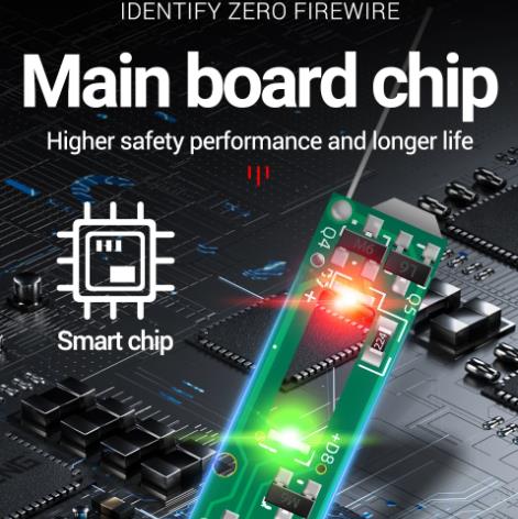 1PC  Digital Voltage Tester Pen Non-contact Induction Screwdriver Test Pencil Word/Cross Screwdriver Voltmeter Detector