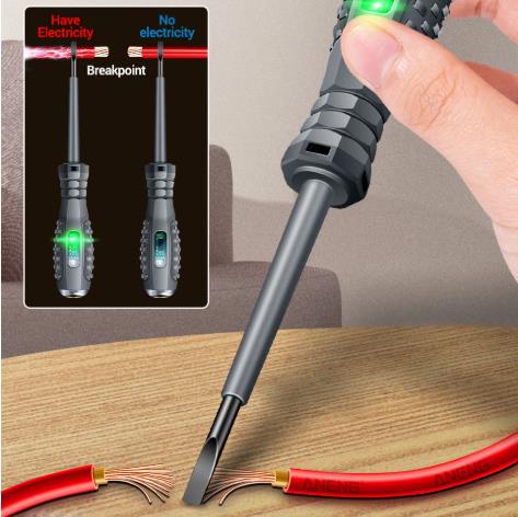 1PC  Digital Voltage Tester Pen Non-contact Induction Screwdriver Test Pencil Word/Cross Screwdriver Voltmeter Detector