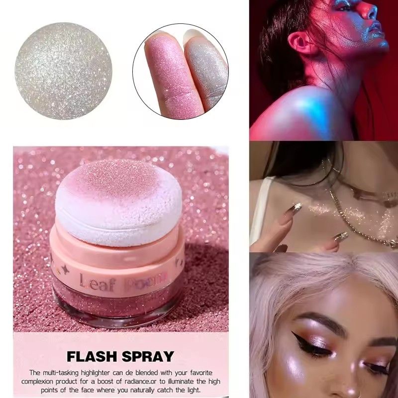 1PC Shining Fairy Powder Body Shining High Gloss Shining Powder Cosmetics, Facial Body Glitter and Body Shining Powder Cosmetics view 4