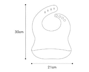 1PC  Silicone Babi Bib Waterproof Saliva Dripping Banana Bibs Cartoon Newborn Feeding Soft Edible Aprons Baby Adjustable