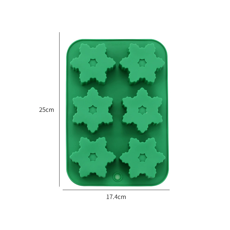 1PCChristmas Chocolate Mold 3D Silicone Candy Gummy Molds for DIY Gummies Jello Ice Cube Jelly Chocolate Candy Cakes Decorations