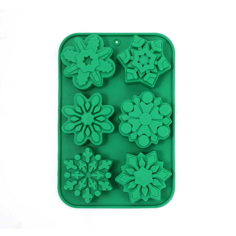1PCChristmas Chocolate Mold 3D Silicone Candy Gummy Molds for DIY Gummies Jello Ice Cube Jelly Chocolate Candy Cakes Decorations