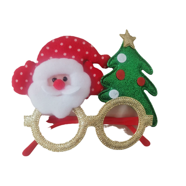 1PC Christmas Glasses Decoration Festival Eyewear Santa Snowflake Reindeer Design Party Costume Accessory Props 2025 Navida