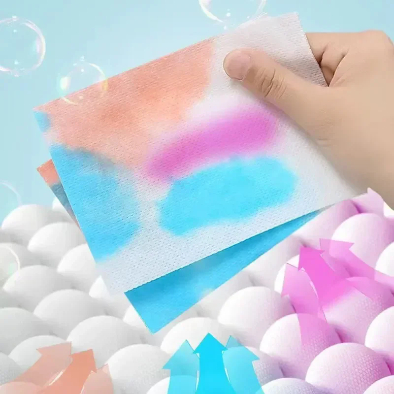 50PCS washing machine color absorbing film, anti staining washing film, anti fouling washing film