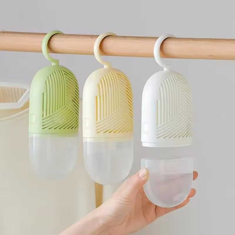 1PC Reusable Hanging Dehumidifier Water Collector Hook Moisture Absorbers Dehumidifier Packs Anti-Mold for Home Kitchen Bathroom
