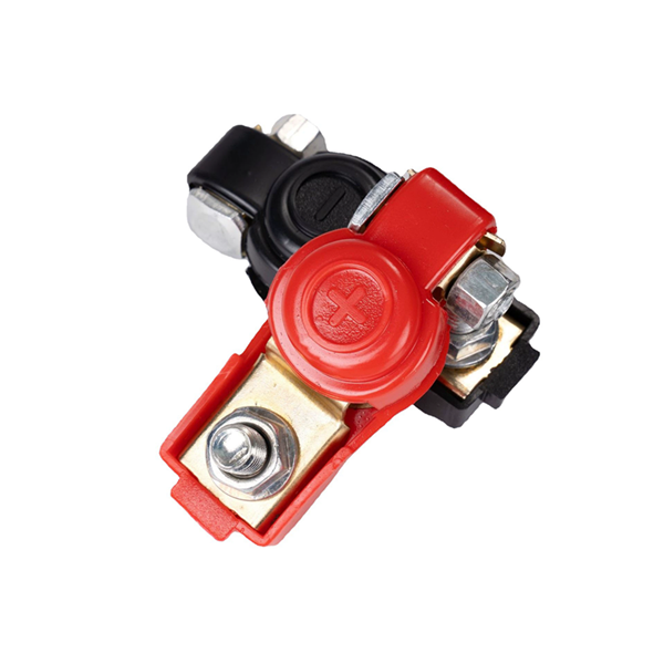 2Pcs Car Battery Terminal Wire Cable Clamp Top Quick Post Terminal Positive & Negative Electric Connector Clamps Auto Accessorie C-678
